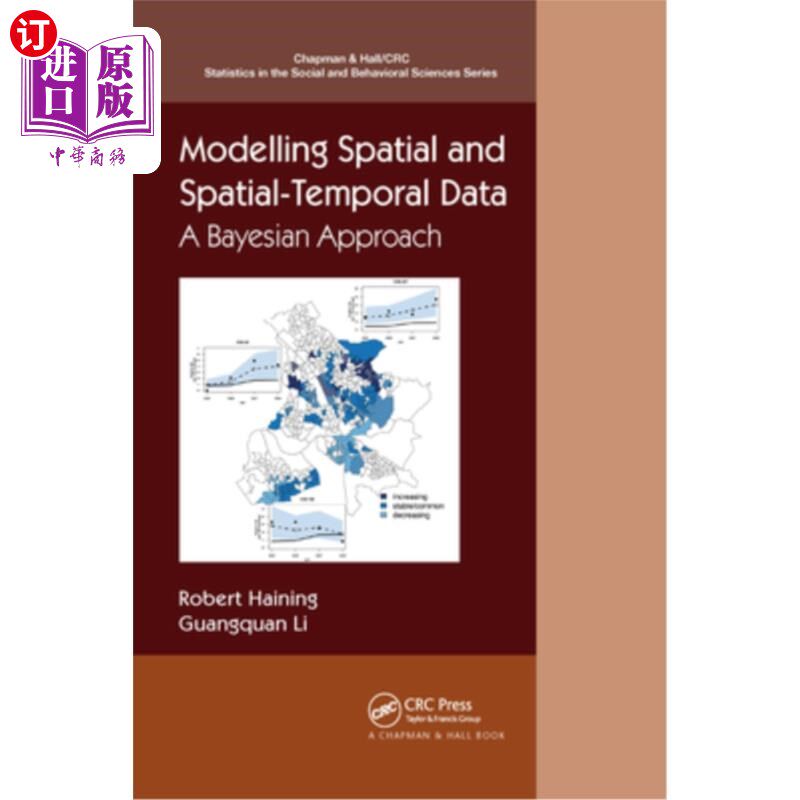 海外直订Modelling Spatial and Spatial-Temporal Data: A Bayesian Approach 空间和时空数据建模:贝叶斯方法