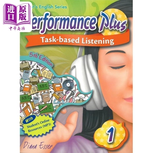 LEVEL 基于任务 BASED 现货 中商原版 PLUS 数据文件和学生在线资源mp3 听力水平1PERFORMANCE TASK WITH LISTENING