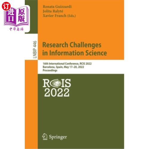 海外直订Research Challenges in Information Science: Ethics and Trustworthiness in Inform 信息科学的研究挑战:信息科学的