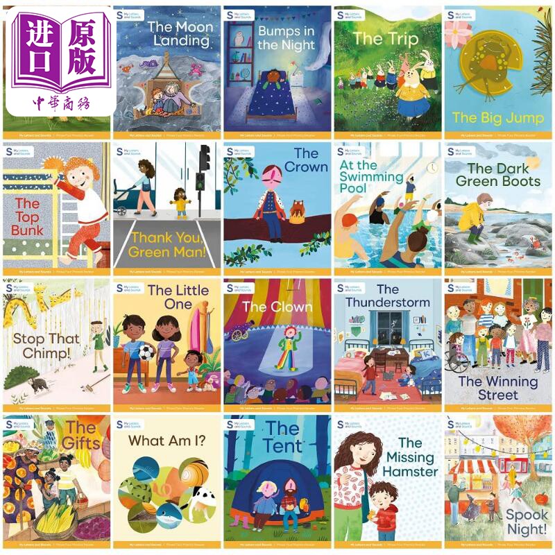 英文原版 我的字母和声音 自然拼读读物三阶Yellow套装20本 4-5岁 My Letters and Sounds Phonics Phase Four【中商原版】
