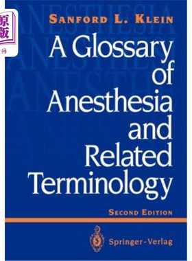 海外直订医药图书A Glossary of Anesthesia and Related Terminology 麻醉术语及相关术语