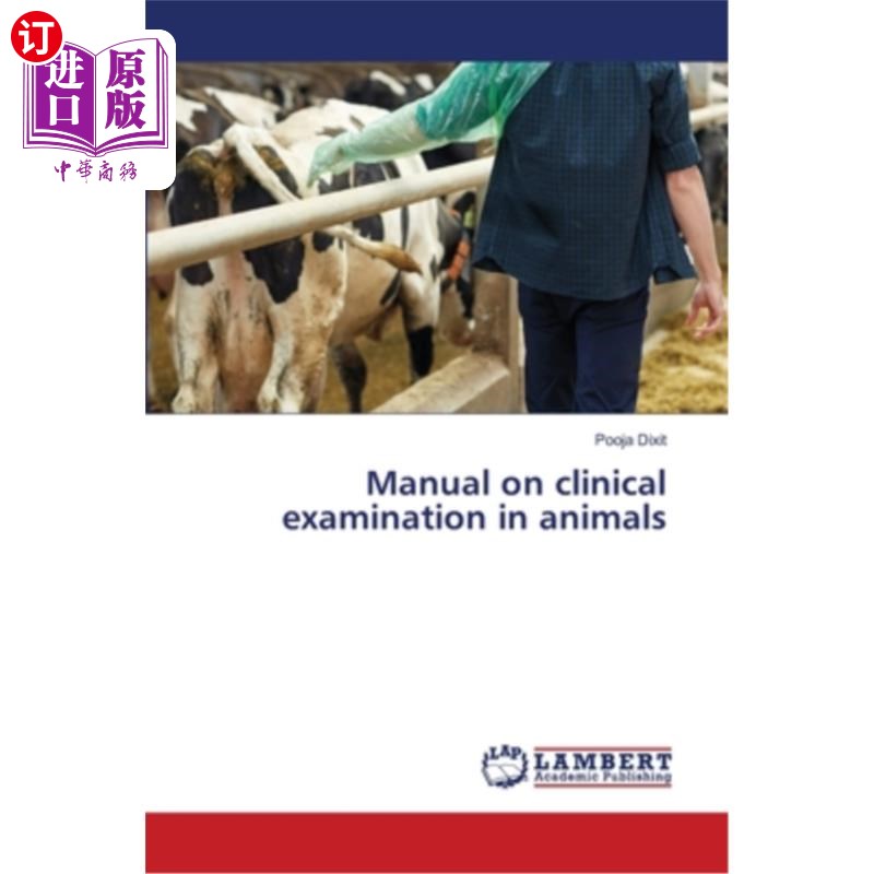 海外直订医药图书Manual on clinical examination in animals 动物临床检验手册