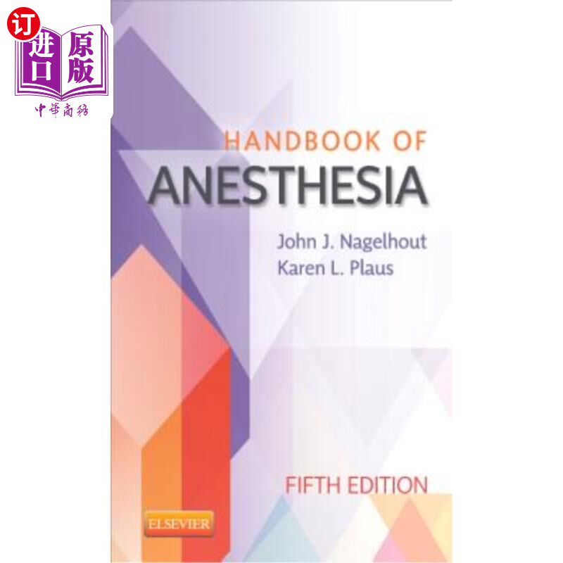 海外直订医药图书Handbook of Anesthesia 麻醉手册