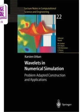 海外直订Wavelets in Numerical Simulation: Problem Adapted Construction and Applications 数值模拟中的小波:适应问题的