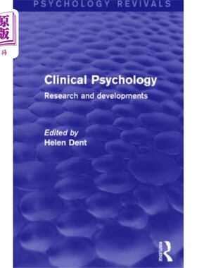 海外直订Clinical Psychology (Psychology Revivals) 临床心理学(心理学复兴)