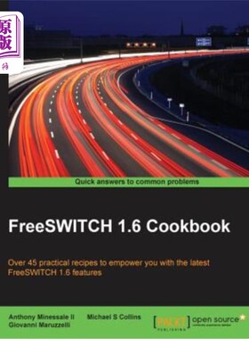海外直订Freeswitch 1.6 Cookbook 自由女巫1.6食谱
