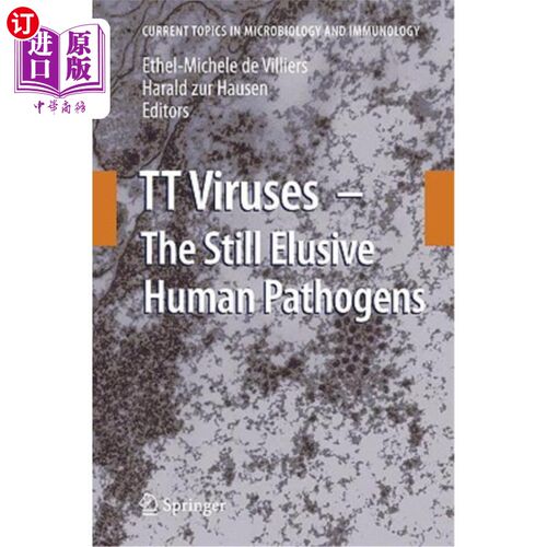 海外直订医药图书Tt Viruses: The Still Elusive Human Pathogens Tt病毒：仍然难以捉摸的人类病原体