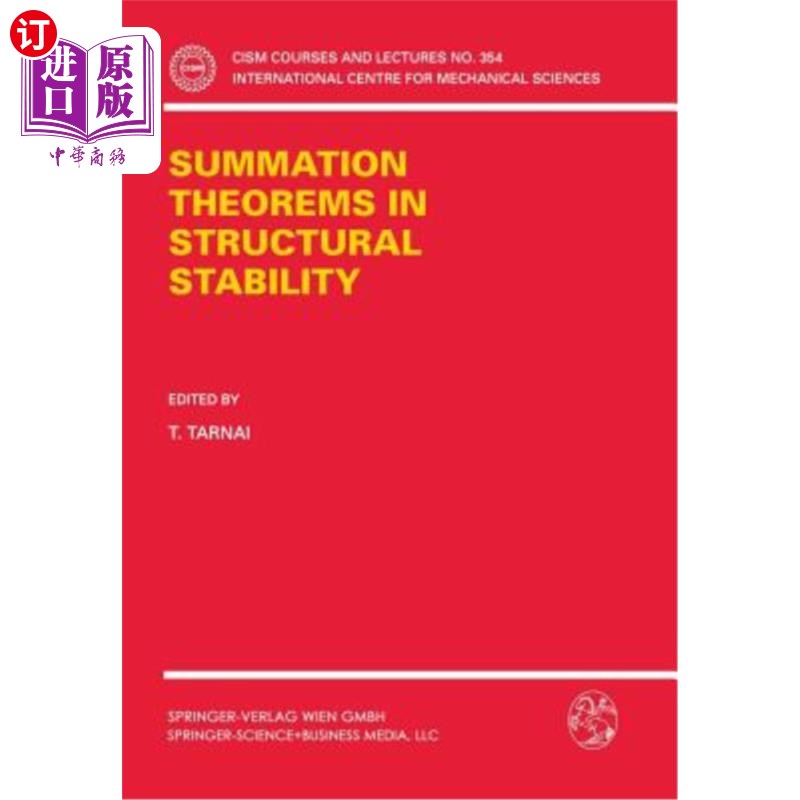 海外直订Summation Theorems in Structural Stability 结构稳定性的求和定理