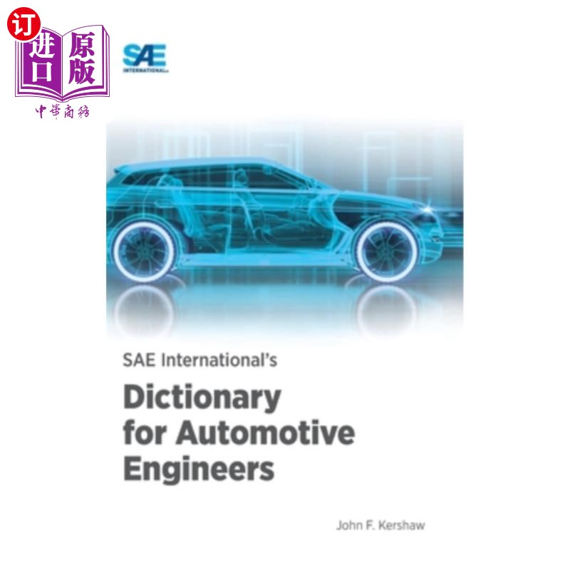 海外直订SAE International's Dictionary for Automotive Engineers SAE国际汽车工程师词典