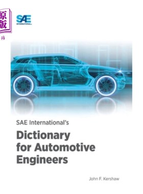 海外直订SAE International's Dictionary for Automotive Engineers SAE国际汽车工程师词典