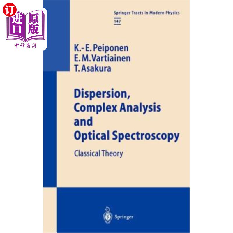 海外直订Dispersion, Complex Analysis and Optical Spectroscopy: Classical Theory 色散、复变分析与光学光谱:经典理论