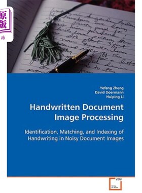 海外直订Handwritten Document Image Processing 手写文档图像处理