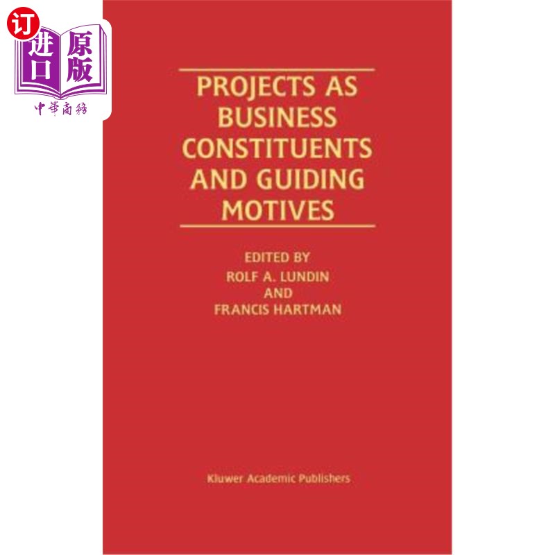 海外直订Projects as Business Constituents and Guiding Motives 作为业务组成部分和指导动机的项目