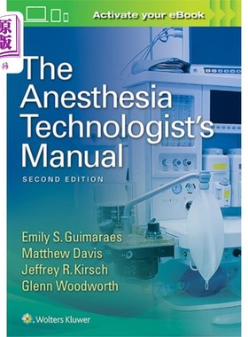 海外直订医药图书Anesthesia Technologist's Manual 麻醉技术手册