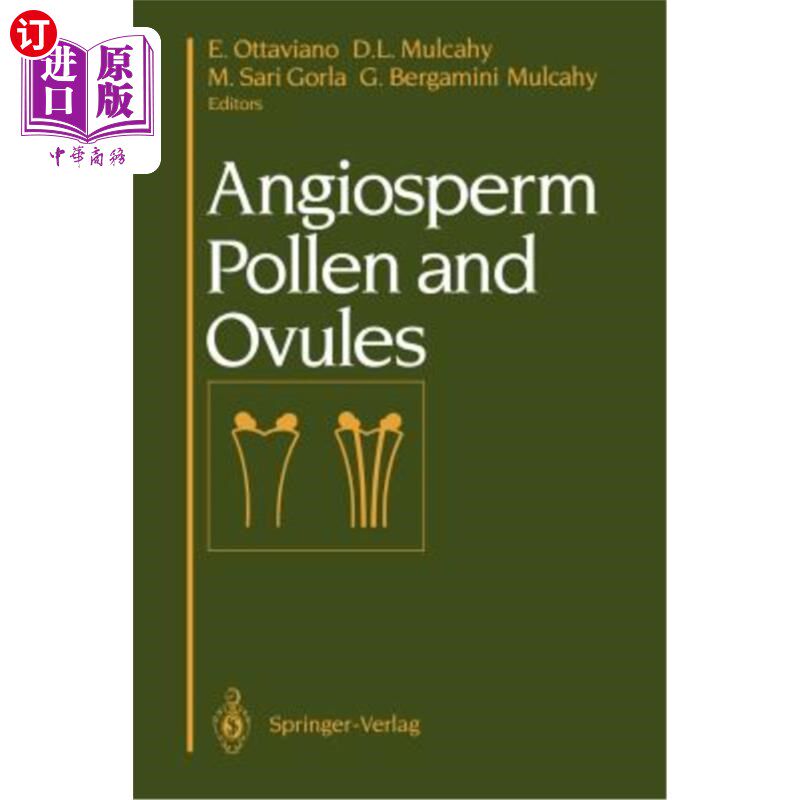 海外直订Angiosperm Pollen and Ovules 被子植物花粉和胚珠