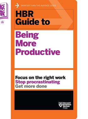哈佛商业评论指南系列 提高生产力 HBR Guide to Being More Productive 英文原版 Harvard Business Review【中商原版】