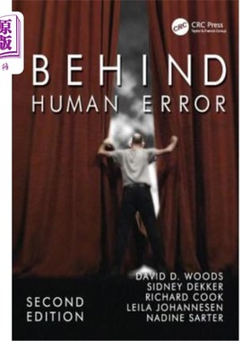 海外直订Behind Human Error 背后的人为错误