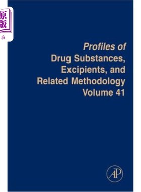 海外直订医药图书Profiles of Drug Substances, Excipients and Related Methodology: Volume 41 原料药、赋形剂和相关方法
