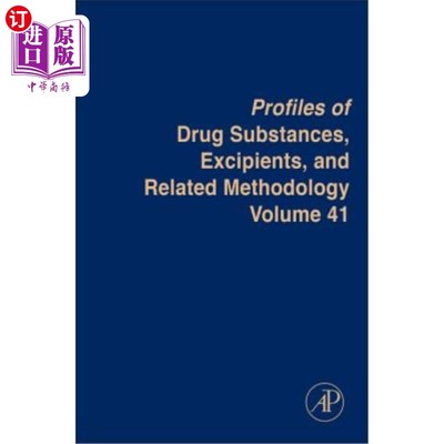 海外直订医药图书Profiles of Drug Substances, Excipients and Related Methodology: Volume 41 原料药、赋形剂和相关方法