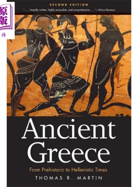 古希腊 从史前时代到希腊化时代 英文原版 Ancient Greece From Prehistoric to Hellenistic Times Thomas Martin【中商原版