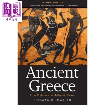 预售 古希腊 从史前时代到希腊化时代 英文原版 Ancient Greece From Prehistoric to Hellenistic Times Thomas Martin【中商原版