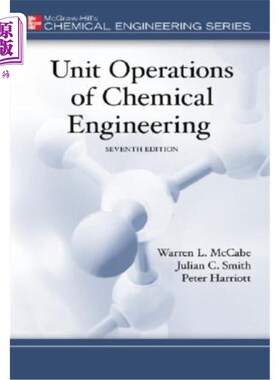 海外直订Unit Operations of Chemical Engineering 化工单元操作