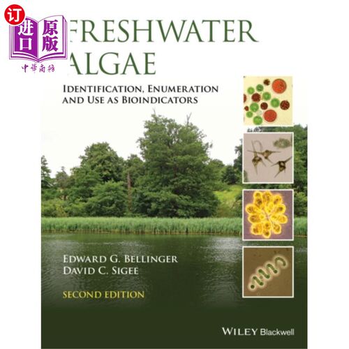 海外直订Freshwater Algae - Identification, Enumeration a... 淡水藻类。鉴定、枚举和用作生物指示剂