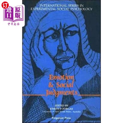 海外直订Emotion and Social Judgements 情感和社会判断