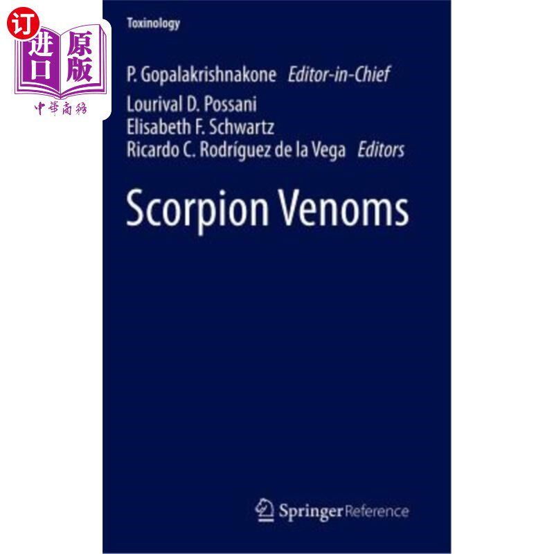 海外直订医药图书Scorpion Venoms 蝎子毒液