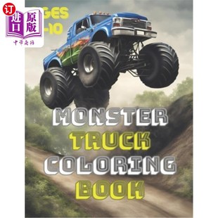 Get race Truck Book 怪物卡车填色书：准备好与这 海外直订Monster trucks ready Coloring these with monstrous