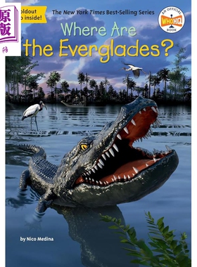 预售 哪里是大沼泽地 Where Are The Everglades 英文原版 儿童科普读物 历史故事书 黑白插图章节 进口童书 7岁以上【中商原版】