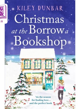 海外直订Christmas at the Borrow a Bookshop 在借书书店过圣诞节