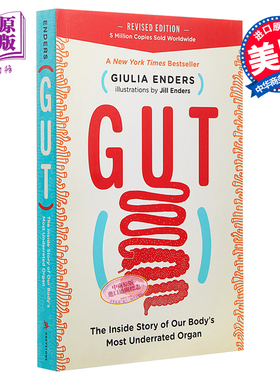 肠子的小心思 修订版 英文原版 Gut The Inside Story of Our Body s Most Underrated Organ Giulia Enders【中商原版】
