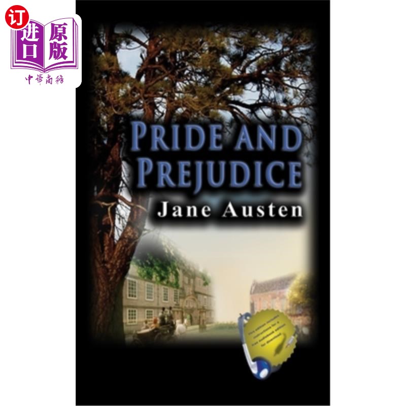 海外直订Pride and Prejudice (With A Free AudioBook Download) 《傲慢与偏见》(免费下载有声读物)