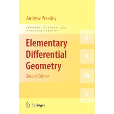 初等微分几何 英文原版 Elementary Differential Geometry 安德鲁·普雷斯利【中商原版】