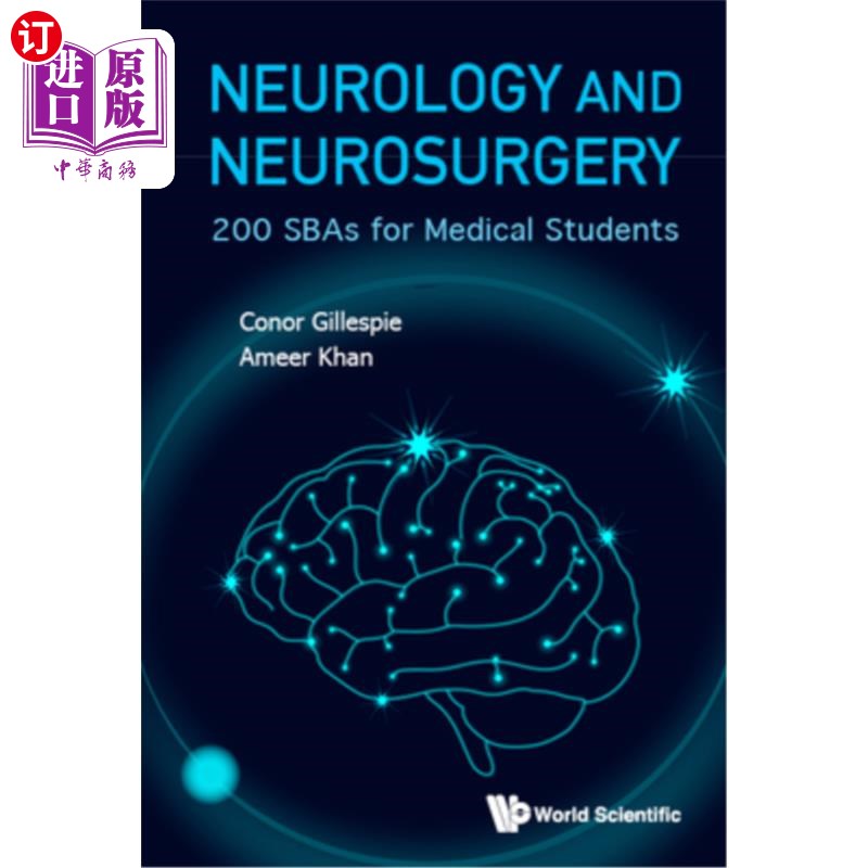 海外直订医药图书Neurology and Neurosurgery: 200 Sbas for Medical Students 神经学和神经外科:医科学生200 Sbas
