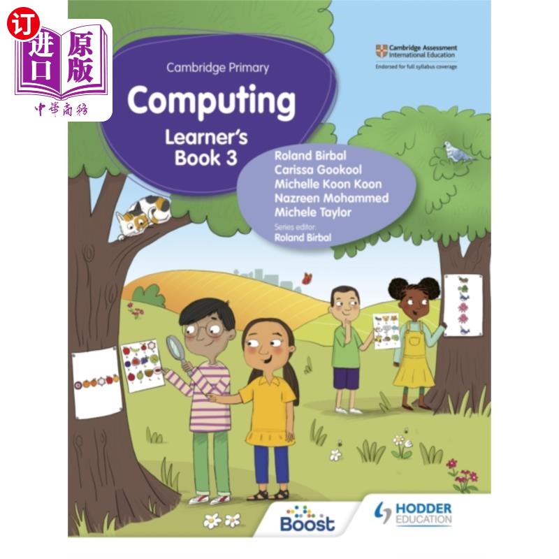 海外直订Cambridge Primary Computing Learner's Book Stage... 剑桥初级计算机学习教材第三阶段