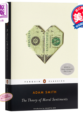 预售 道德情操论 英文原版 The Theory of Moral Sentiments Adam Smith 亚当·斯密【中商原版】