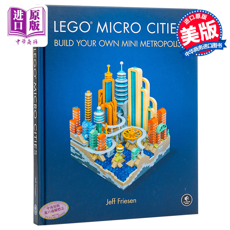 现货 【中商原版】乐高微型城市：打造你自己的迷你都市 英文原版 LEGO Micro Cities: Build Your Own Mini Metropolis! 精装
