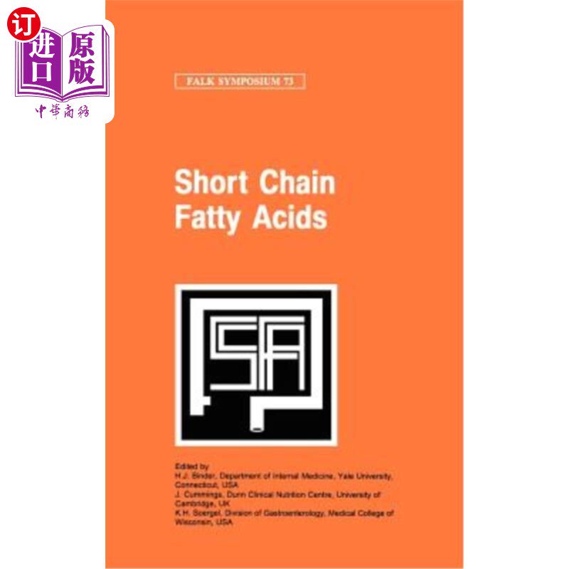 海外直订医药图书short chain fatty acids 短链脂肪酸