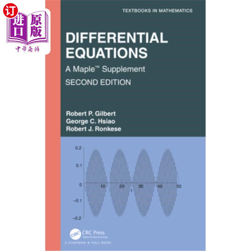海外直订Differential Equations: A Maple(tm) Supplement 微分方程:一个枫(tm)补充