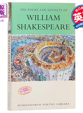 预售 【中商原版】莎士比亚诗集 英文原版 Poems & Sonnets of Shakespeare