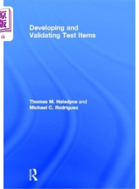 海外直订Developing and Validating Test Items 开发和验证测试项