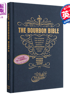 预售 【中商原版】威士忌品鉴大全 威士忌书籍 英文原版 The Bourbon Bible Eric Zandona Mitchell Beazley 饮食文化