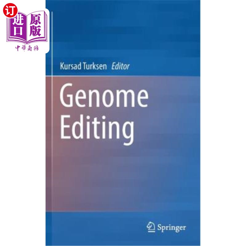 海外直订Genome Editing 基因组编辑