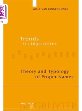 海外直订Theory and Typology of Proper Names 专名理论与类型学