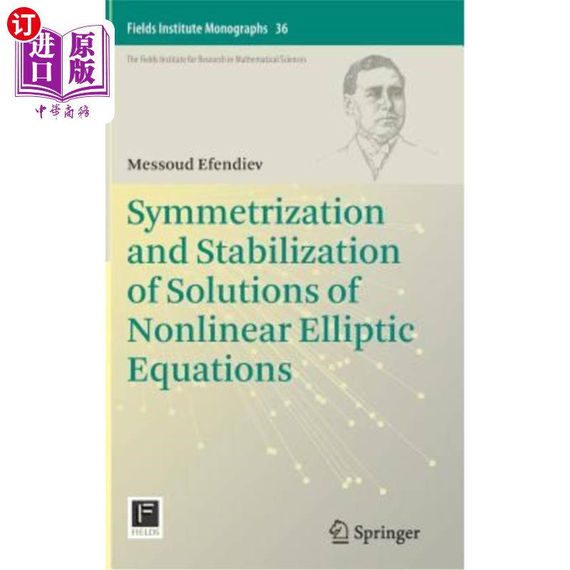 海外直订Symmetrization and Stabilization of Solutions of Nonlinear Elliptic Equations 非线性椭圆方程解的对称性与稳定性