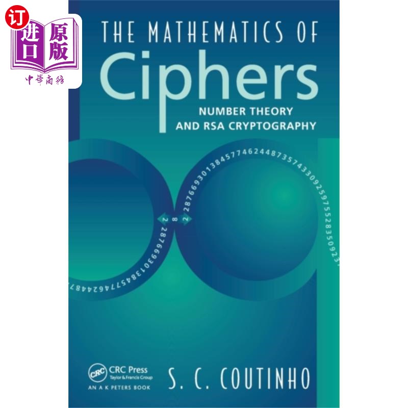 海外直订Mathematics of Ciphers 密码数学