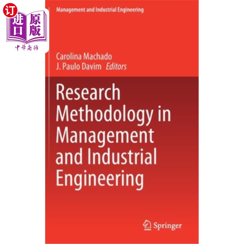 海外直订Research Methodology in Management and Industrial Engineering 管理与工业工程研究方法“,