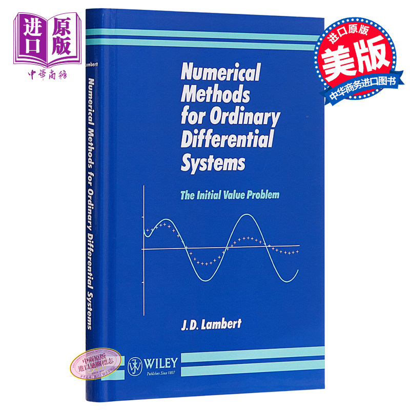 现货 Numerical Methods For Ordinary Differential Systems 英文原版 常微分方程组的数值方法 J. D. Lambert【中商原版】